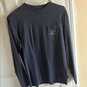 Vineyard Vines kids youth Gray Long Sleeve Shirt